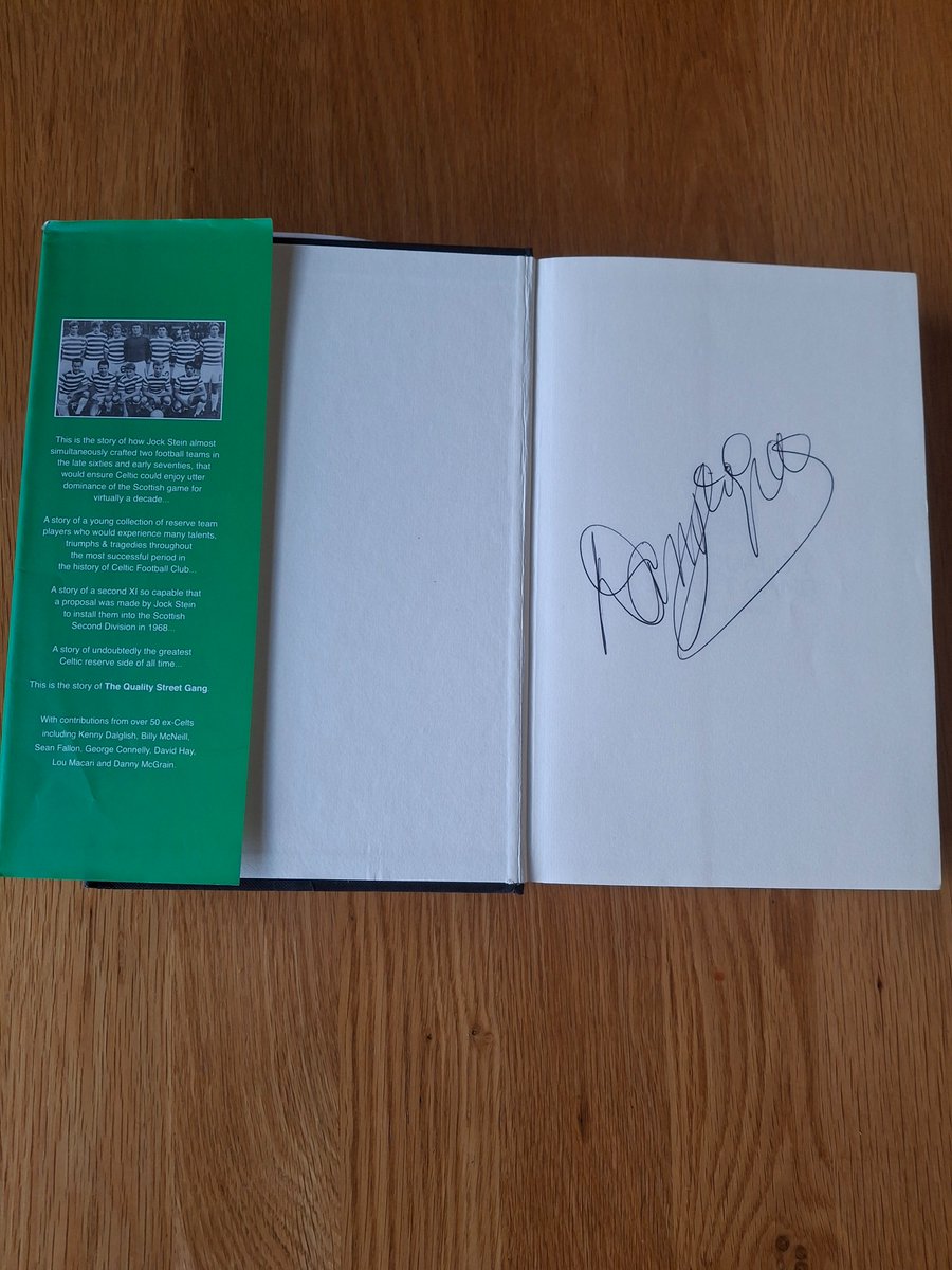 So after 5 years of searching. Finally I get hold of a copy and when I open it... it's only bloody signed by Danny!!! @joh