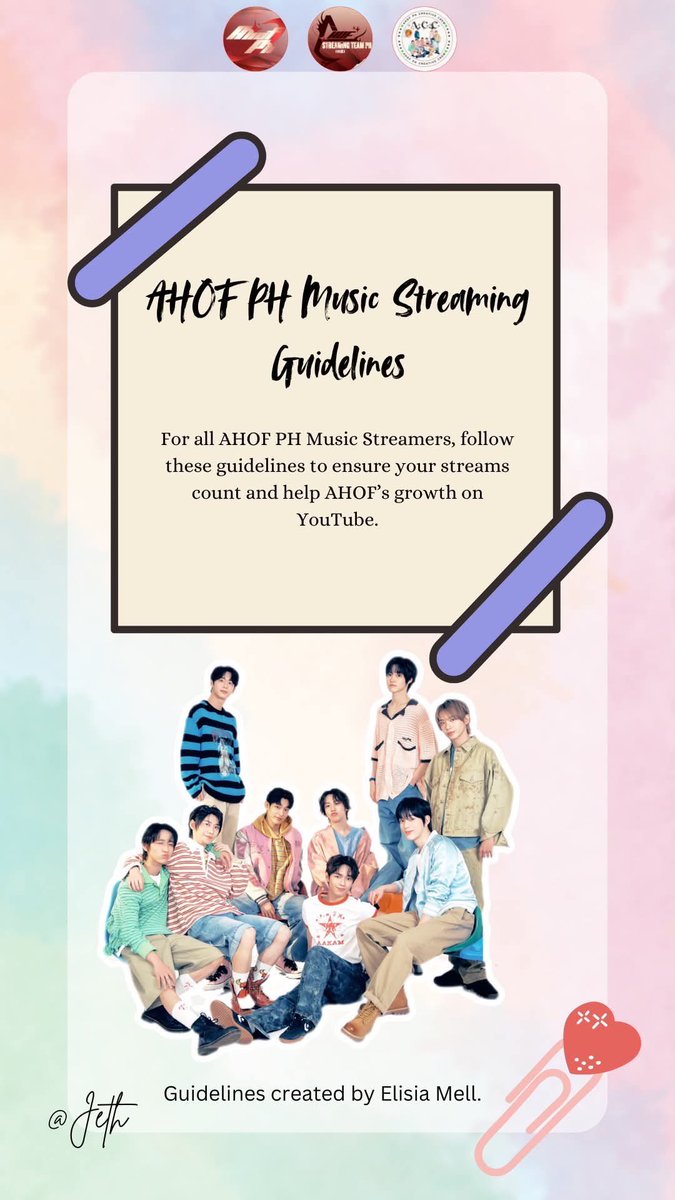 AHOFMUSICSTREAM's tweet photo. Let’s focus on driving more views to the AHOF Introductions on YouTube. By following these guidelines. Our goal is to ensure each member reaches at least 100k views!
#AHOF #AHOF_official #StreamingPH https://t.co/LsIo24ogH3