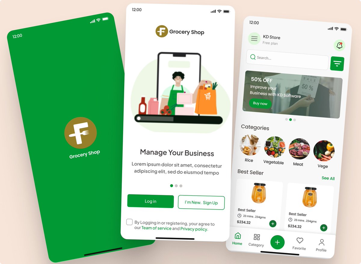 KhadayatKalak's tweet image. 🚀Grocery E-Commerce Mobile App 📷! What do you think? I&apos;d love your feedback! Press 📷 #EcommerceApp #MobileAppDesign #UXDesign #UIDesign #GroceryDelivery #FoodTech #ShopSmart #FreshGroceries #AppDesign #FoodDelivery #HealthyLiving #SmartShopping