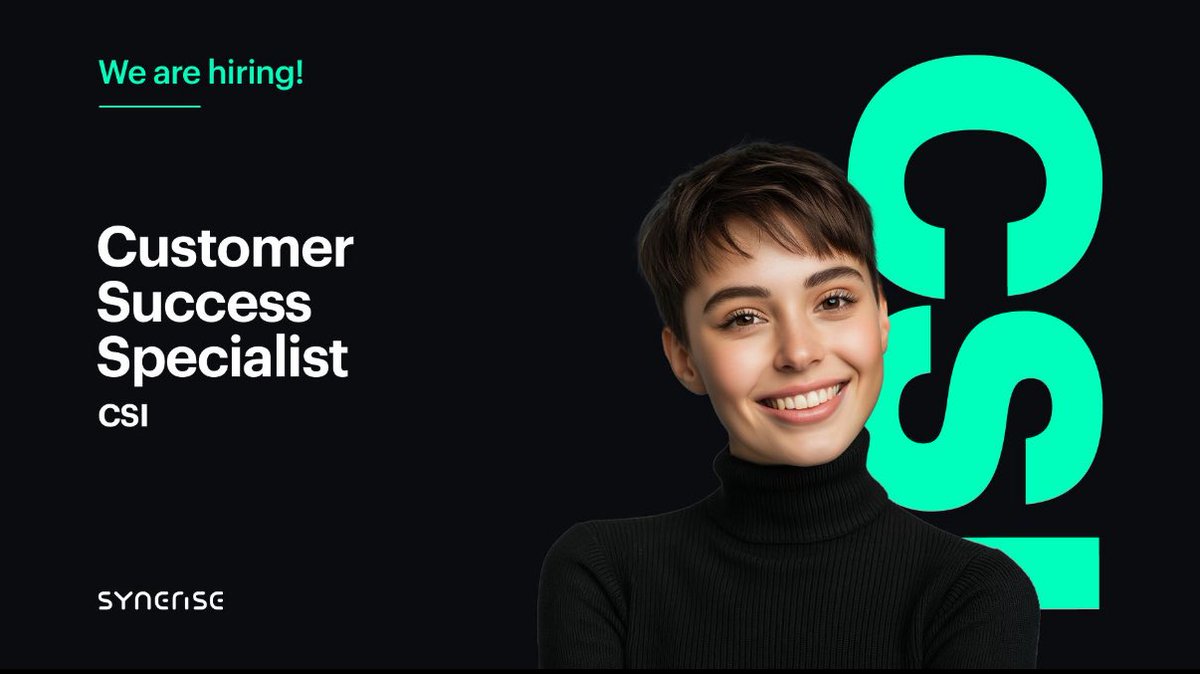 jarokrolewski's tweet image. We are hiring! @Synerise 

Check out the details and apply here: 

sair.synerise.com 
synerise.com/mission 
synerise.com/careers

🔥

#synerise #ai #bigdata #ml