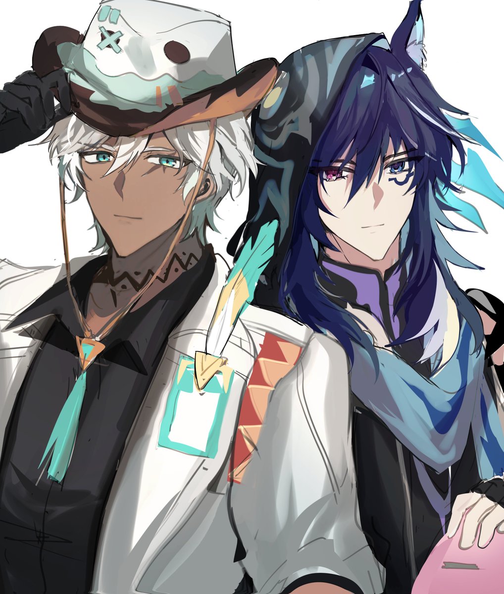 some fixed doodles of them #ifaron #イフオロ