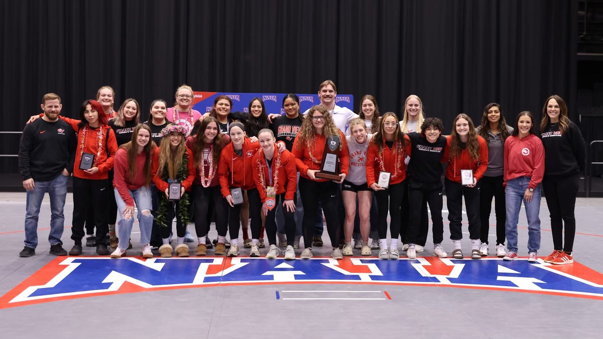 Congratulations, Grand View University Vikings, on your runner-up finish at the 2025 NAIA Women’s Wrestling National Championships - our highest finish in program history! Special congratulations to our 6 All-Americans! Skol Vikes!
<a href="/GVU_wwrestling/">Grand View Women's Wrestling</a> <a href="/VikingAthletics/">Viking Athletics</a> <a href="/GrandViewUniv/">Grand View Univ.</a>