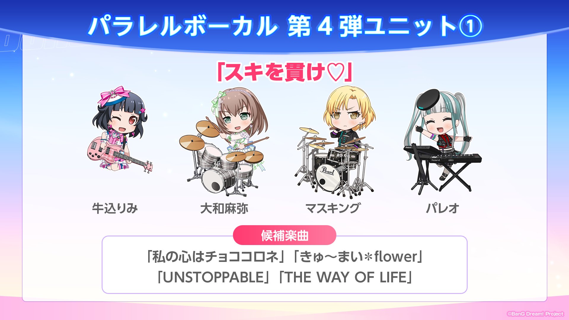 【コンプセット】バンドリ PPP 牛込りみ 総選挙 中国限定（4点まとめ） バンドリ！ 牛込りみ ブロマイド ポストカード 4枚セット - メルカリ