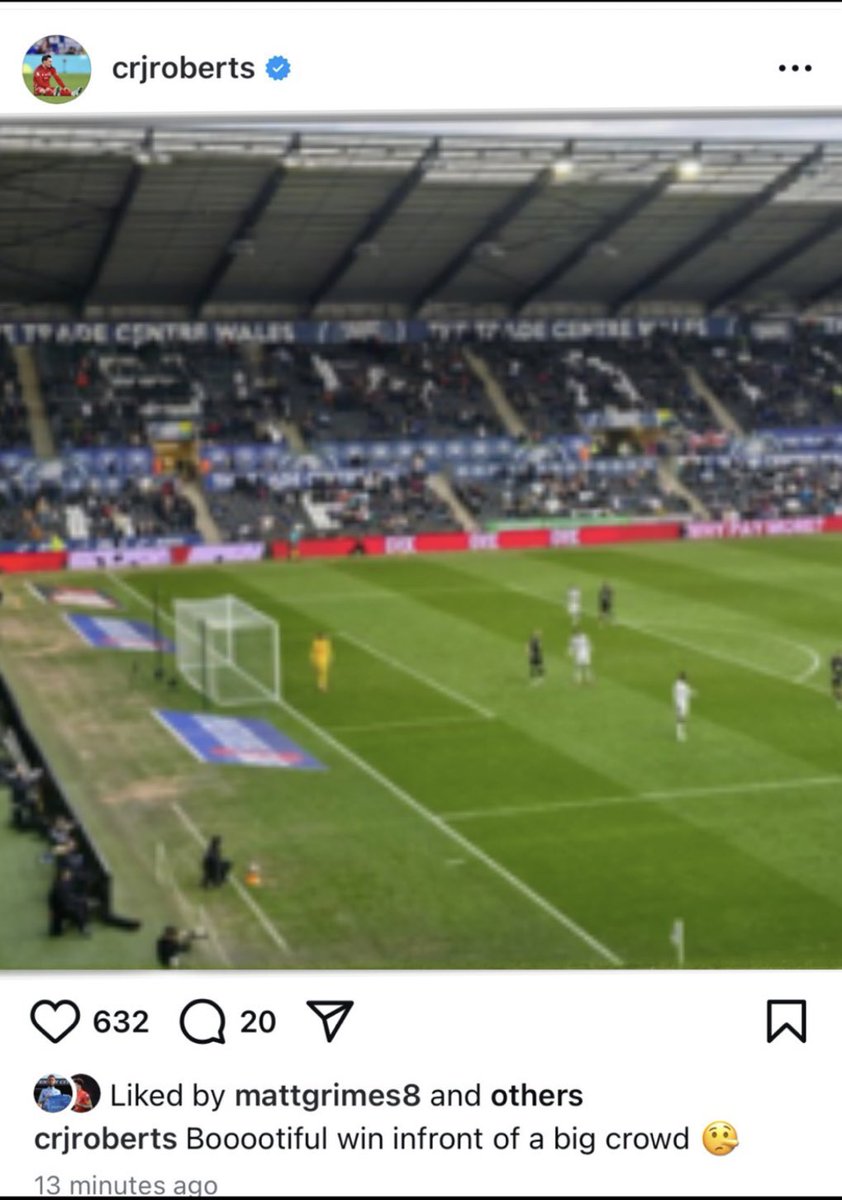 I love Connor Roberts. 
YJB 🦢
That’s right isn’t it?