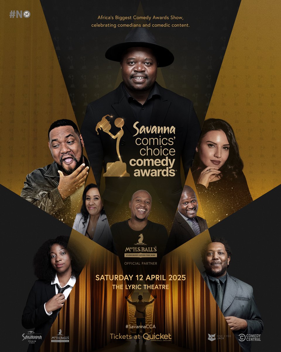 Comics' Choice Comedy Awards® (@comics_choice) on Twitter photo The HOTTEST comedy event of the year is loading!
Hosted by the fearless and hilarious Nina Hastie & Carvin H Goldstone, featuring the best in the biz <a href="/celinetshika/">Céline Tshika</a> Thabiso Mhlongo, Mel Jones, <a href="/mashabelacomedy/">Mashabela Galane</a> <a href="/KGcomic/">Kagiso KG Mokgadi</a> and Bexta.
Get your tickets NOW! Link in bio.
#SavannaCCA The HOTTEST comedy event of the year is loading!
Hosted by the fearless and hilarious Nina Hastie & Carvin H Goldstone, featuring the best in the biz <a href="/celinetshika/">Céline Tshika</a> Thabiso Mhlongo, Mel Jones, <a href="/mashabelacomedy/">Mashabela Galane</a> <a href="/KGcomic/">Kagiso KG Mokgadi</a> and Bexta.
Get your tickets NOW! Link in bio.
#SavannaCCA