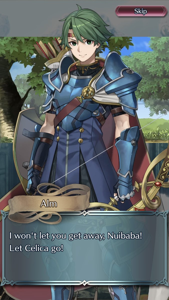FE_Heroes_EN's tweet photo. #ForgingBonds: Resisting Chaos begins tomorrow! Celica, princess of Zofia, is abducted by Nuibaba, an arcanist! Alm, Celica's childhood friend, shakes off allies Nomah and Jesse and rushes to her rescue...
Note: The following post features other Heroes in the story. #FEHeroes https://t.co/1Gsgfer3cU