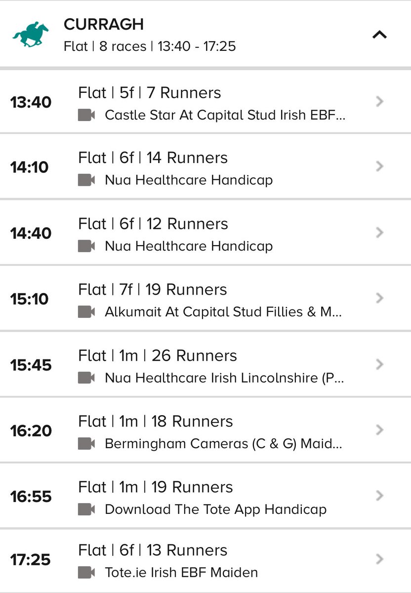 Today sees the return of Flat Racing 🏇

Let’s see if we can continue the winning train 🚆

Hit that LIKE button if you want some winners today ❤️