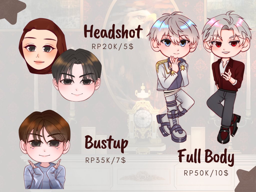 pixayra's tweet photo. Likes and retweets are greatly appreciated! 💖

Hi! I'm open for chibi &amp; full illustration commissions. Check this tweet for catalog &amp; terms! <3

Both local and international clients are welcome! Feel free to DM or chat me on WhatsApp if interested~ https://t.co/vsBPX4jC5f https://t.co/8xjI6HY0dW