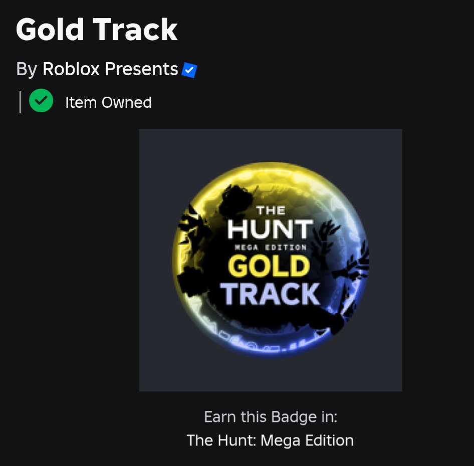 Ramonster06's tweet image. I think the gold track might be bugged lol
#ROBLOX