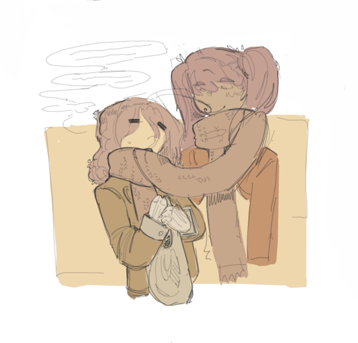 sunydrop1's tweet image. #OC | Yuriko &amp;amp; Janus ❤️

#freedraw