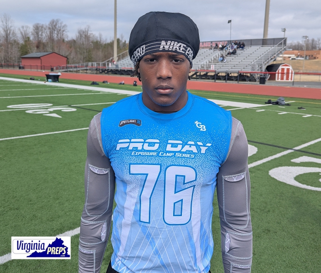 Rock Ridge 2027 receiver Desai Ferrell (6-foot-1) <a href="/DesaiFerrell/">Desai Ferrell</a>  was clearly the top wideout at the Spotlight39 <a href="/Spotlight39_Pod/">SPOTLIGHT 39</a> camp.  He will be featured in the next <a href="/VaPrepsRivals/">Virginia Preps</a> Prospect Watch on 
virginiapreps.rivals.com

n.rivals.com/content/athlet…