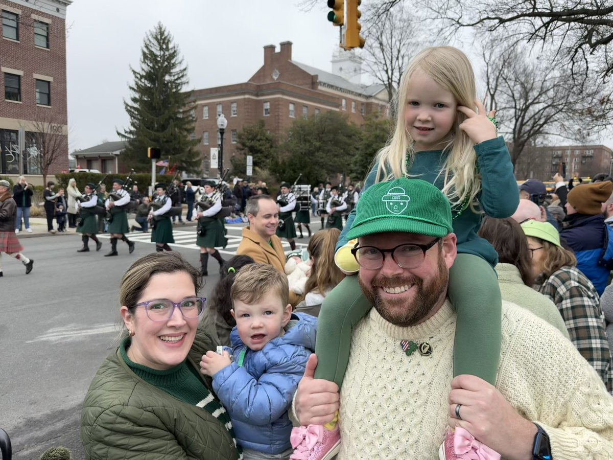 Good day for a parade. Happy St. Patrick’s Day!