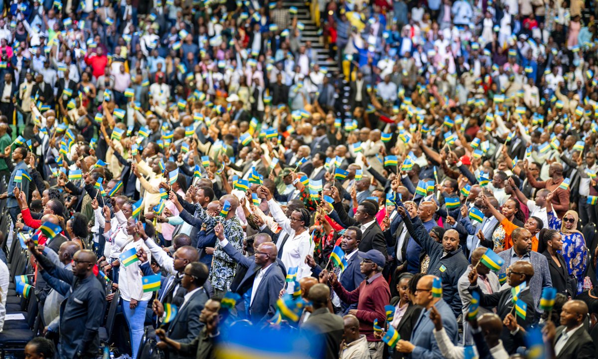 “There is nothing that can happen to us that is worse than the tragedy we survived. That is why we should not be afraid to speak out, to fight for ourselves and against those who want to annihilate us.” President Kagame | #KwegeraAbaturage