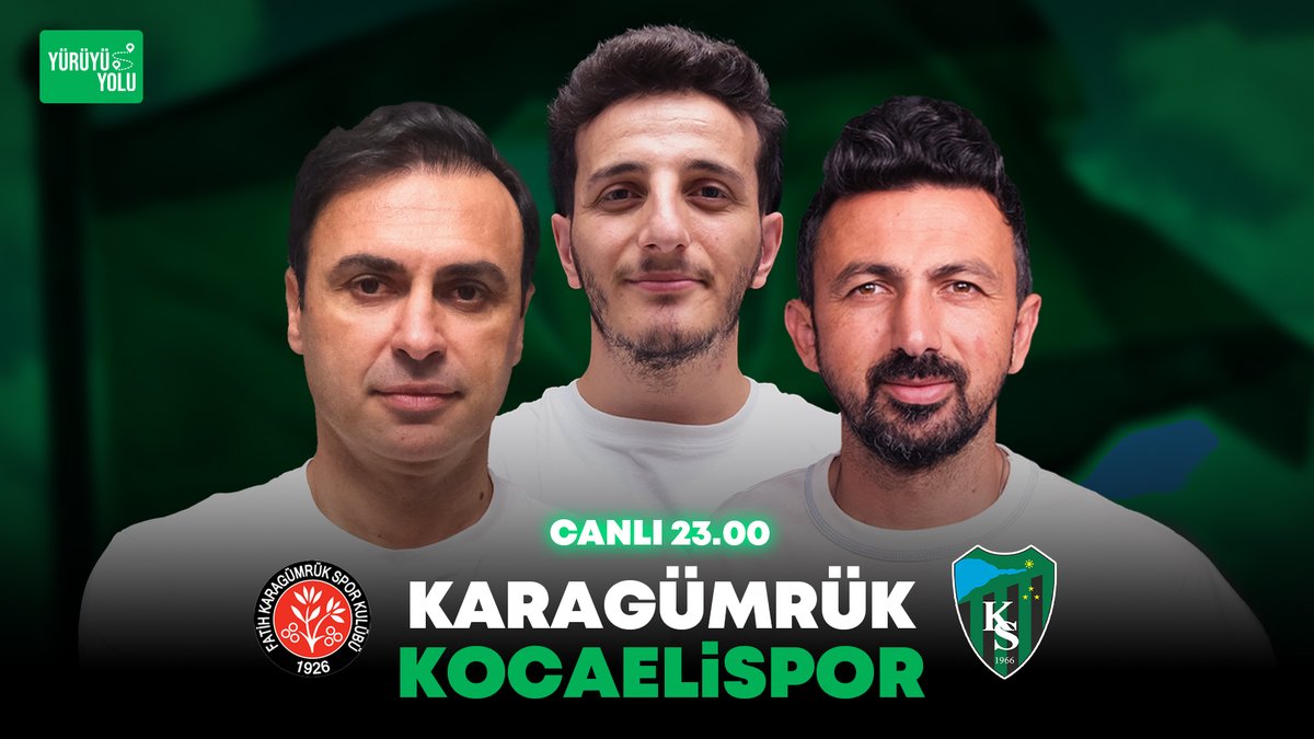 La Golfo (@lagolfocom) on Twitter photo 🚨 Fatih Karagümrük-Kocaelispor maçının ardından saat 23.00'de canlı yayındayız. Kaçırmayın!
🎙️ <a href="/CemsinanV41/">Cem Sinan Vergül</a> & <a href="/hamzz7/">Hamza Mutlu</a> & <a href="/muhammetcgg/">Muhammet Can Görücü</a>
📺 ytbe.one/@lagolfo 🚨 Fatih Karagümrük-Kocaelispor maçının ardından saat 23.00'de canlı yayındayız. Kaçırmayın!
🎙️ <a href="/CemsinanV41/">Cem Sinan Vergül</a> & <a href="/hamzz7/">Hamza Mutlu</a> & <a href="/muhammetcgg/">Muhammet Can Görücü</a>
📺 ytbe.one/@lagolfo