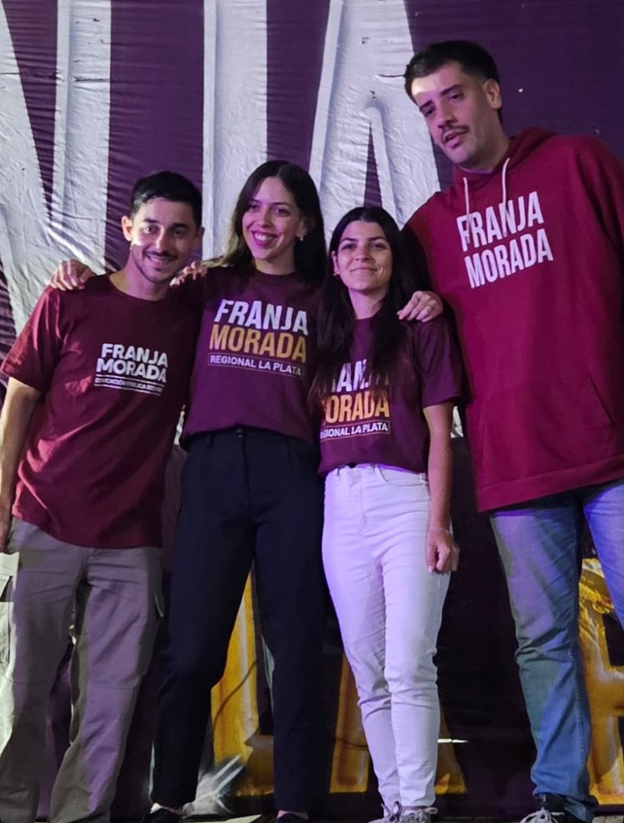 La mesa regional de la Franja Morada La Plata renovó sus autoridades.

Felicito a <a href="/m_terpolilli/">Matías Terpolilli</a>, <a href="/totocaviglioni/">augusto</a> y <a href="/_canrz/">c𝐚𝐧𝐝𝐞</a> por asumir este desafío y a  Micaela Salguero por su gran trabajo en la mesa saliente.

Desde la <a href="/ucr_lp/">UCR La Plata Oficial</a>, seguiremos defendiendo la educación pública junto a