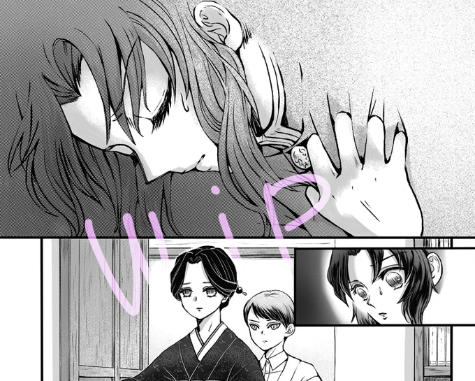 wip〜
しのぶさんとたまよさんのお話😌✨
ずっと描きたかったけど描けてなくて映画の前に描いておきたくて今描いてます😌 