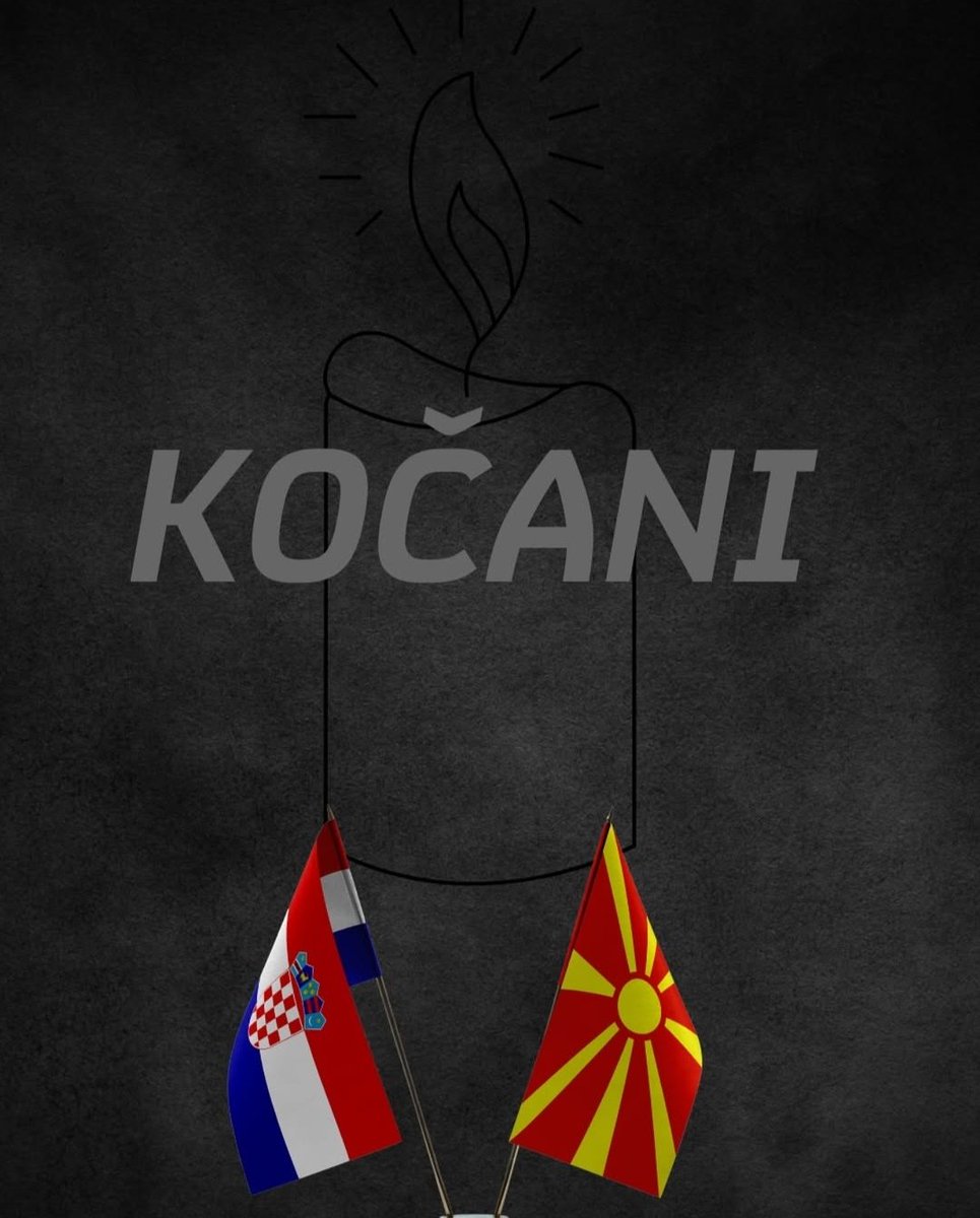 Искрено сочувство до погодените и целиот братски македонски народ.
🇭🇷🤝🇲🇰🖤💔