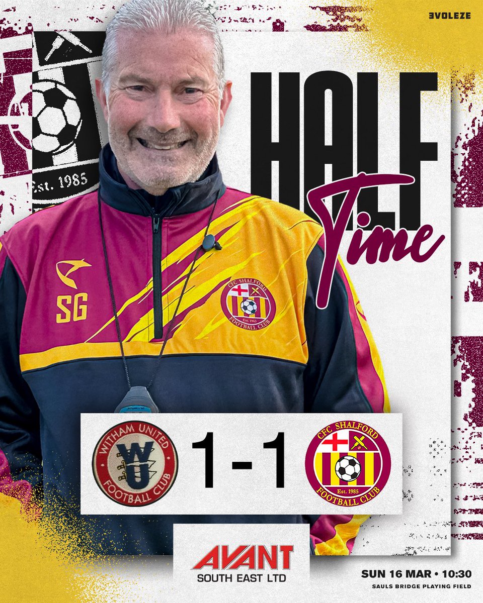 Level at the break, Matt Smith with our goal from the penalty spot.