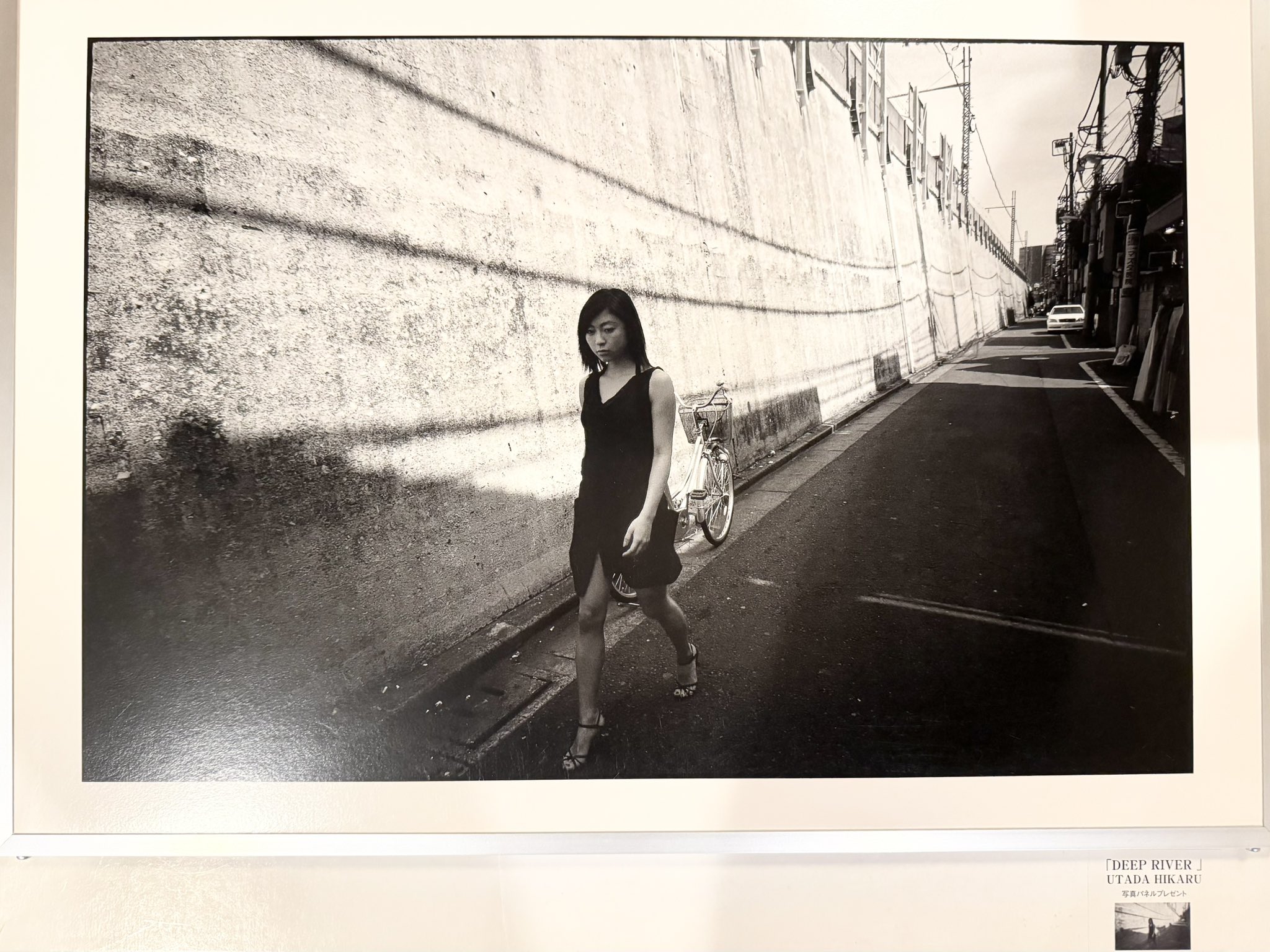 DEEP RIVER poster UTADA HIKARU photographed by Daido
