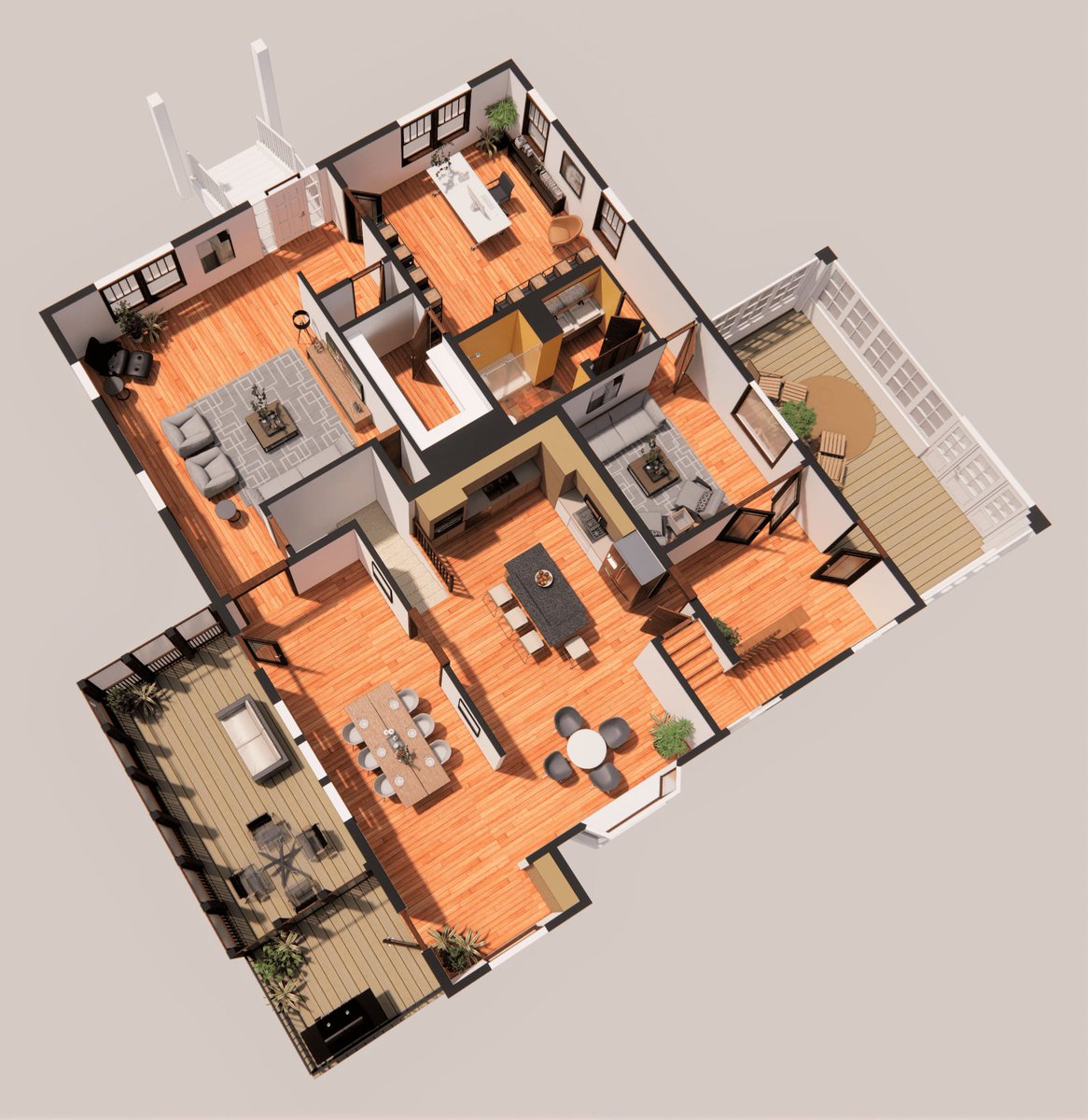 DesignVibesHub's tweet image. 📐 Transform Your 2D Floor Plan into Stunning 3D Renderings!
🚀 Elevate your marketing with high-quality 3D floorplan renderings! We turn your 2D layouts into photo-realistic 3D visuals, helping you impress clients and sell properties faster. 🎨✨
#3DFloorPlan