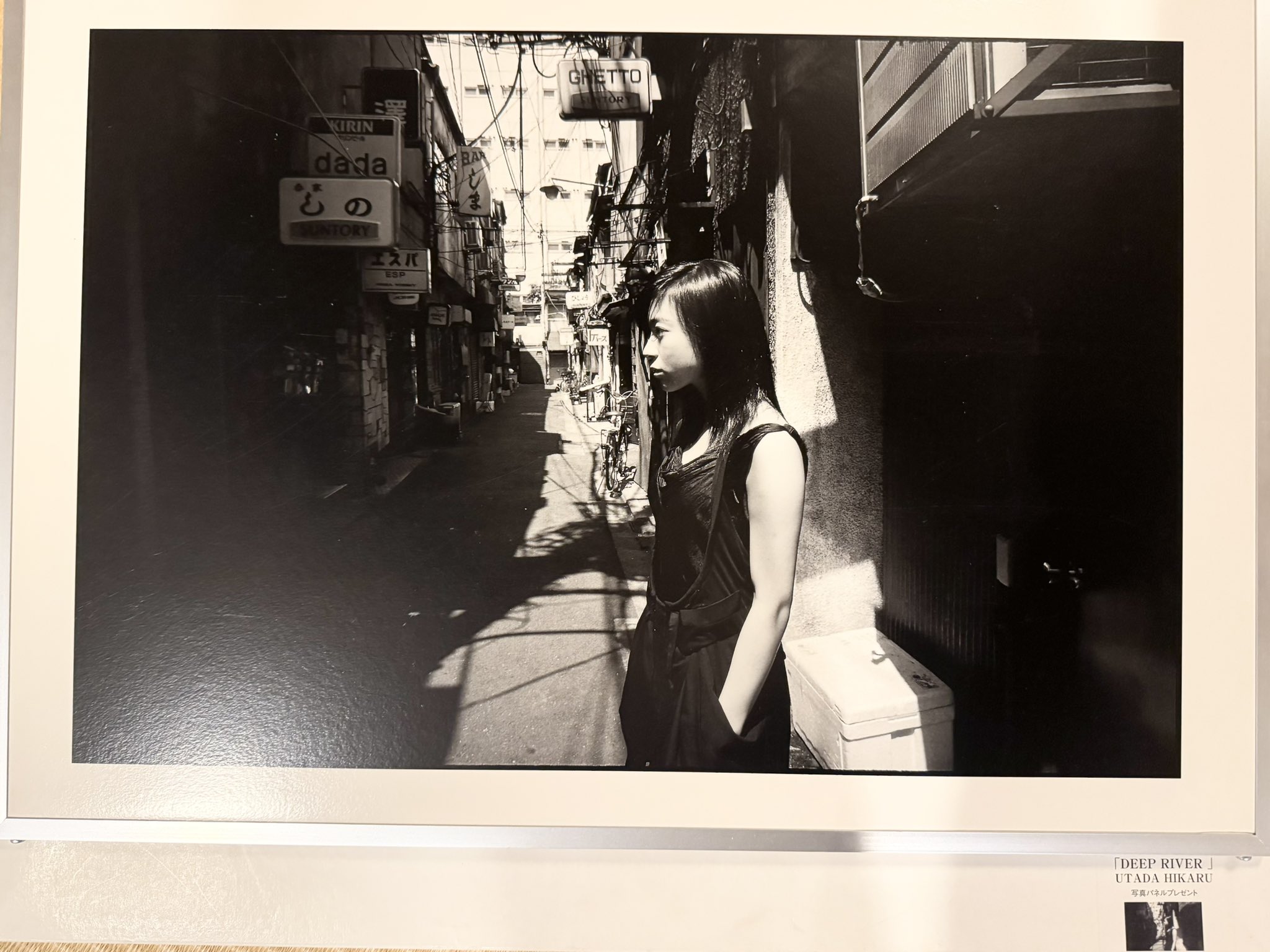 DEEP RIVER poster UTADA HIKARU photographed by Daido