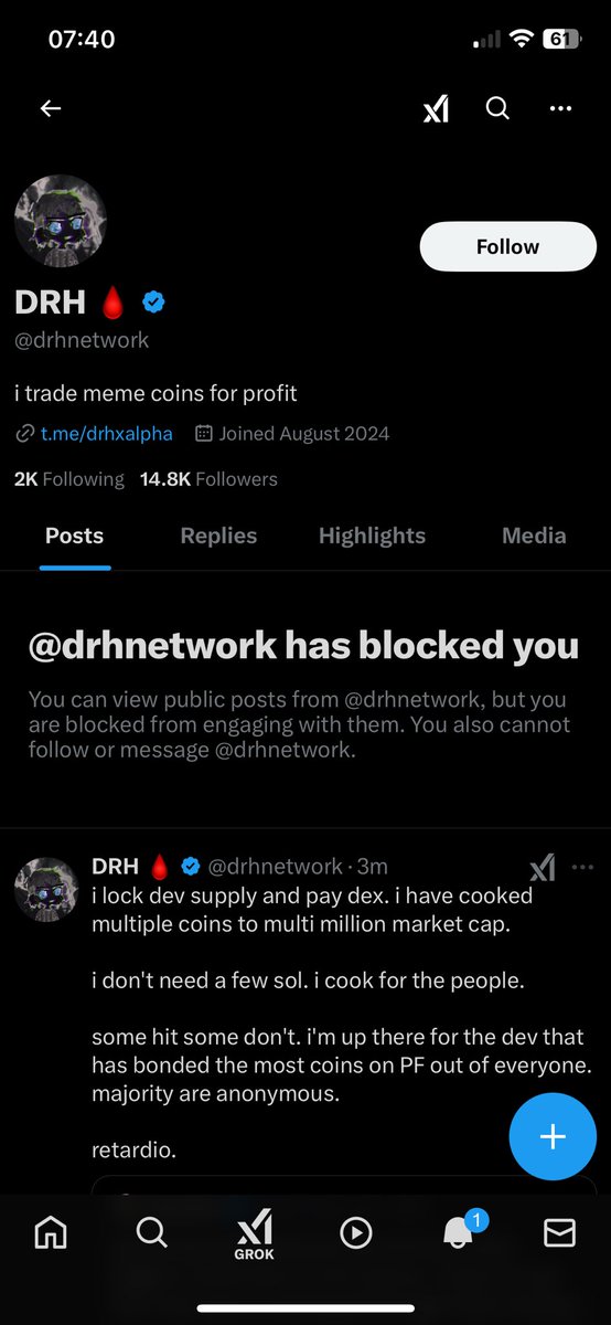 dhatboyaj's tweet photo. @drhnetwork your cup is full
He launched $confess for the community, and he dumped it… just for $700 
You down that bad? https://t.co/mV8y0qwIVj