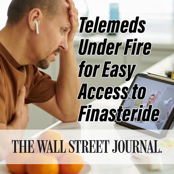 Wall Street Journal Exposes Telemeds’ Alarming Loophole: No Need to Disclose Finasteride Side Effects in Its Ads #PostFinasterideSyndrome rb.gy/6qftap