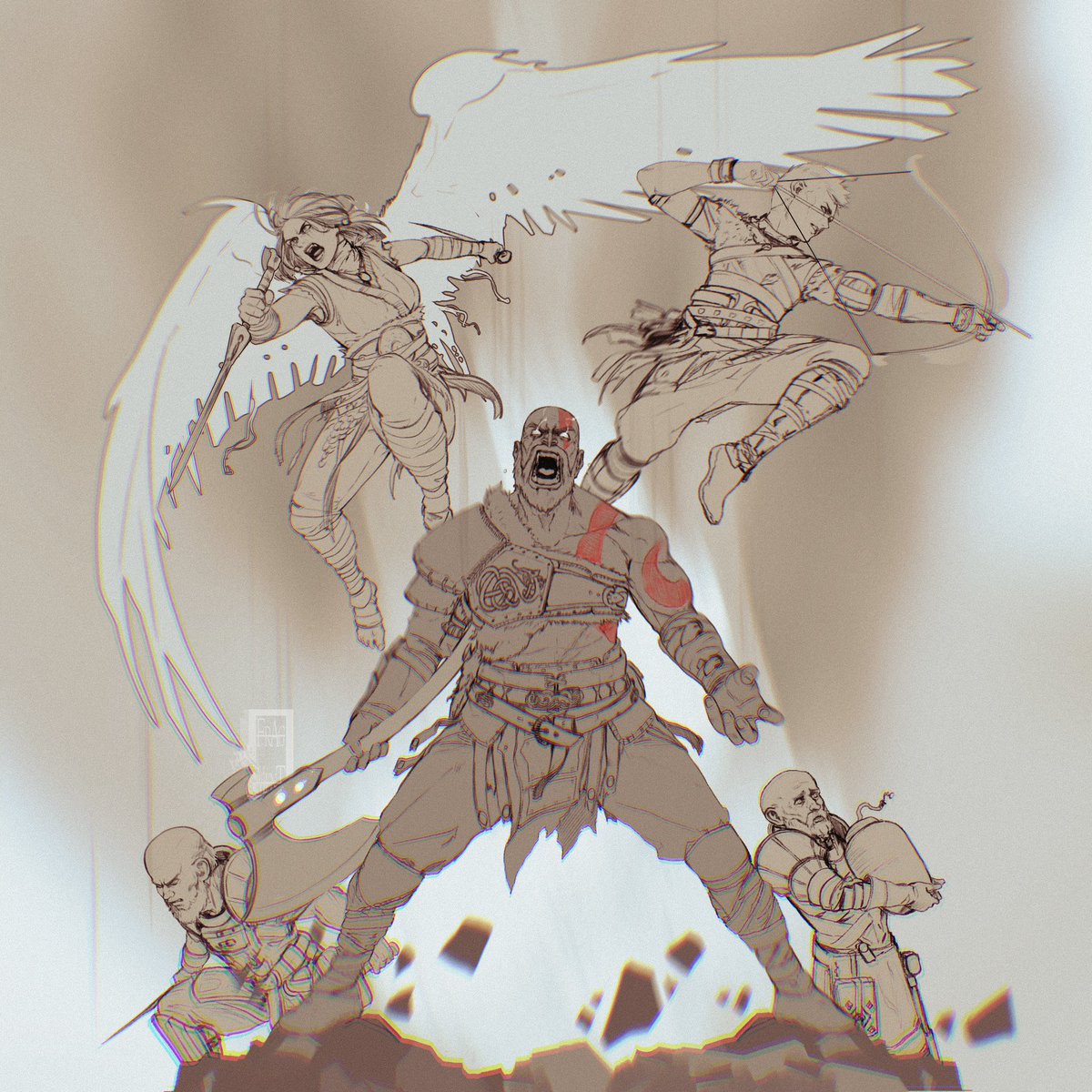 FrAgMenT 👻 (@ifragmentix) on Twitter photo <a href="/SonySantaMonica/">Santa Monica Studio – God of War Ragnarök</a> Wanted to draw even more or render this artwork but couldn’t stop playing, so it remained a sketch 😅
Don’t blame me, Ragnarok was just too good 🥹❤️🔥 <a href="/SonySantaMonica/">Santa Monica Studio – God of War Ragnarök</a> Wanted to draw even more or render this artwork but couldn’t stop playing, so it remained a sketch 😅
Don’t blame me, Ragnarok was just too good 🥹❤️🔥