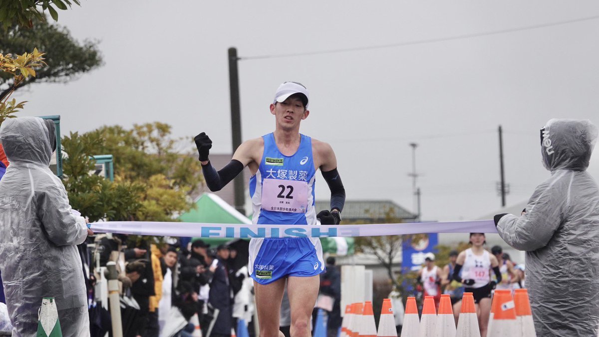 jaaf_official's tweet photo. 【#日本選手権35km競歩】
【#能美競歩】

/／
リザルト＆サマリーシート
を掲載しました‼️
\＼

朝早くからたくさんのご声援、
ありがとうございました📢✨✨

✅大会ページ
https://t.co/YztDNhHEkU

🏅日本選手権35kmW優勝
#勝木隼人 2:24:38 PB
#梅野倖子 2:46:53 PB

🏅全日本20kmW優勝
#古賀友太 1:18:48
#柳井綾音 1:30:25

#競歩 #racewalking #東京2025世界陸上