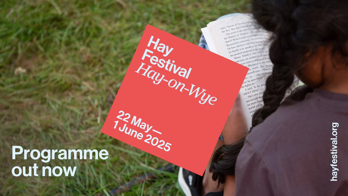BookTrust (@booktrust) on Twitter photo The <a href="/hayfestival/">Hay Festival</a> programme is here - don't miss some brilliant events with Waterstones <a href="/UKLaureate/">Children's Laureate</a> <a href="/frankcottrell_b/">Frank Cottrell-Boyce</a> on 24 May!
He'll be speaking with our President Sir Michael Morpurgo & hosting a #ReadingRights chat with <a href="/ProfSamWass/">Sam Wass</a> 👇
hayfestival.com/home #HayFestival2025 The <a href="/hayfestival/">Hay Festival</a> programme is here - don't miss some brilliant events with Waterstones <a href="/UKLaureate/">Children's Laureate</a> <a href="/frankcottrell_b/">Frank Cottrell-Boyce</a> on 24 May!
He'll be speaking with our President Sir Michael Morpurgo & hosting a #ReadingRights chat with <a href="/ProfSamWass/">Sam Wass</a> 👇
hayfestival.com/home #HayFestival2025