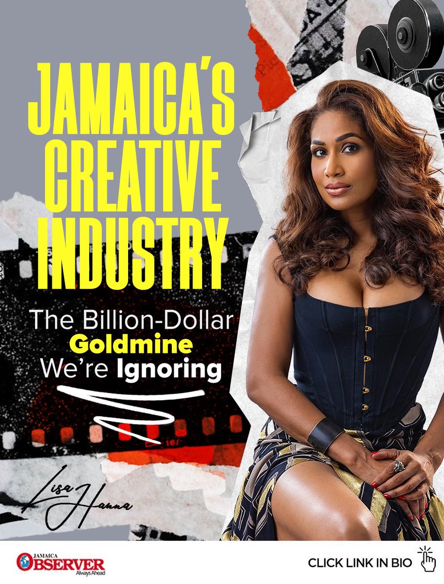 LisaHannamp's tweet photo. Jamaica is a global cultural powerhouse, yet we lose billions due to chronic underinvestment in creative infrastructure. Our artists and filmmakers dominate internationally but are forced to create abroad because Jamaica lacks world-class production facilities.

This isn’t just a creative issue—it’s an economic crisis. The 2024-2025 budget proves the problem: 57% of the JM$3.2B allocation to arts and culture goes to salaries and travel, while only 2.5% is invested in infrastructure. Meanwhile, other nations are building state-of-the-art production hubs, attracting billion-dollar investments, and leaving us behind.

The solution is clear: Jamaica must build a world-class creative production hub. A US$60M Public-Private Partnership could position us as the creative capital of the Caribbean, generating thousands of jobs and unlocking massive economic growth.

The world is looking for new production destinations. Jamaica has the talent and global influence, but without infrastructure, we will continue to lose out. No more delays, no more excuses—it’s time to build.

Click the link to read my article in full:  The Billion Dollar Goldmine We’re Ignoring 

https://t.co/5DHSr7RpiO