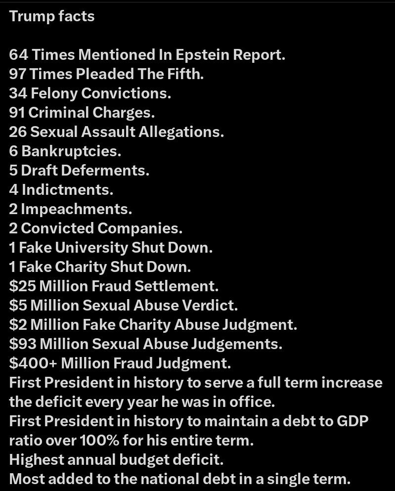 MrSpiritsRaven's tweet photo. #CancelElonMusk
#CancelStarlink
#DeportMusk
#ImprisonmentForTrump
#ShutUpElon
#JailTrump
#DementiaDôñÀld
#LockTrumpUp
DôÑåldTя☭Ú♏p #IsUnfitForOffice
#YouGotWhatYouVotedFor
#NotMyPOTUS47
#PedophilePresidentDonaldJTrump
#NotMyPresident
#DumbAssDonald
#The4thReich
#ElonHitlerMusk
#ShutUpElon