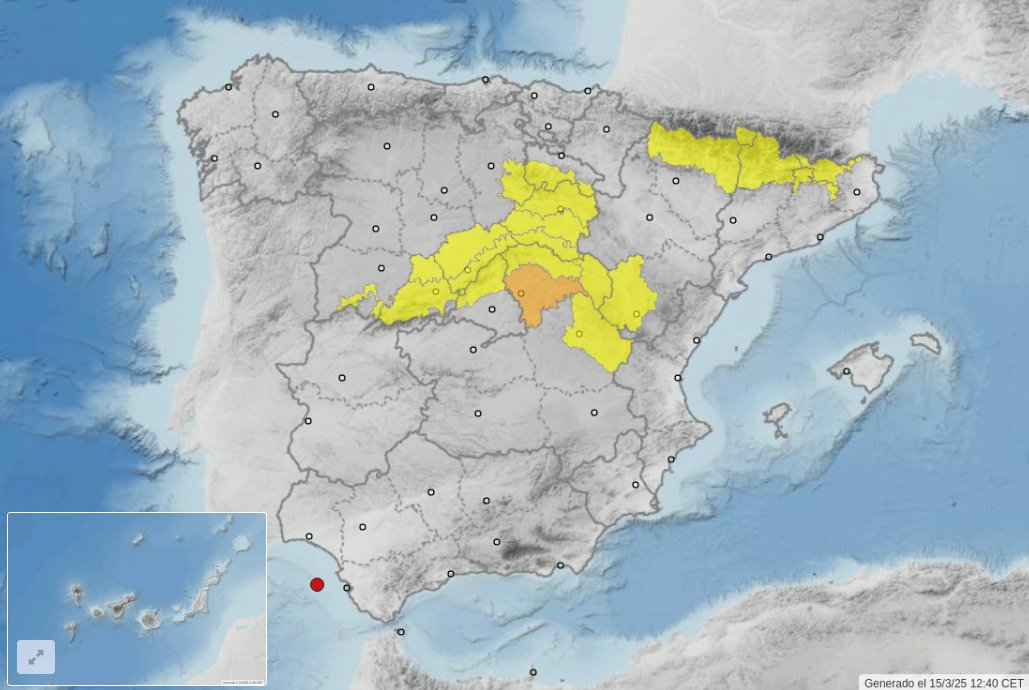 ‼️ El Visor de la Red de Alerta Nacional de <a href="/proteccioncivil/">Protección Civil</a>, un 'must' para tu viaje

¿Qué ofrece? 

✅ Avisos de <a href="/AEMET_Esp/">AEMET</a>  y de <a href="/IGN_Sismologia/">IGN Sismología</a>
✅ Riesgo de #incendios
✅ Actualización cada 5'
✅ Proyecciones a 24 horas

f.mtr.cool/wnsngpcths