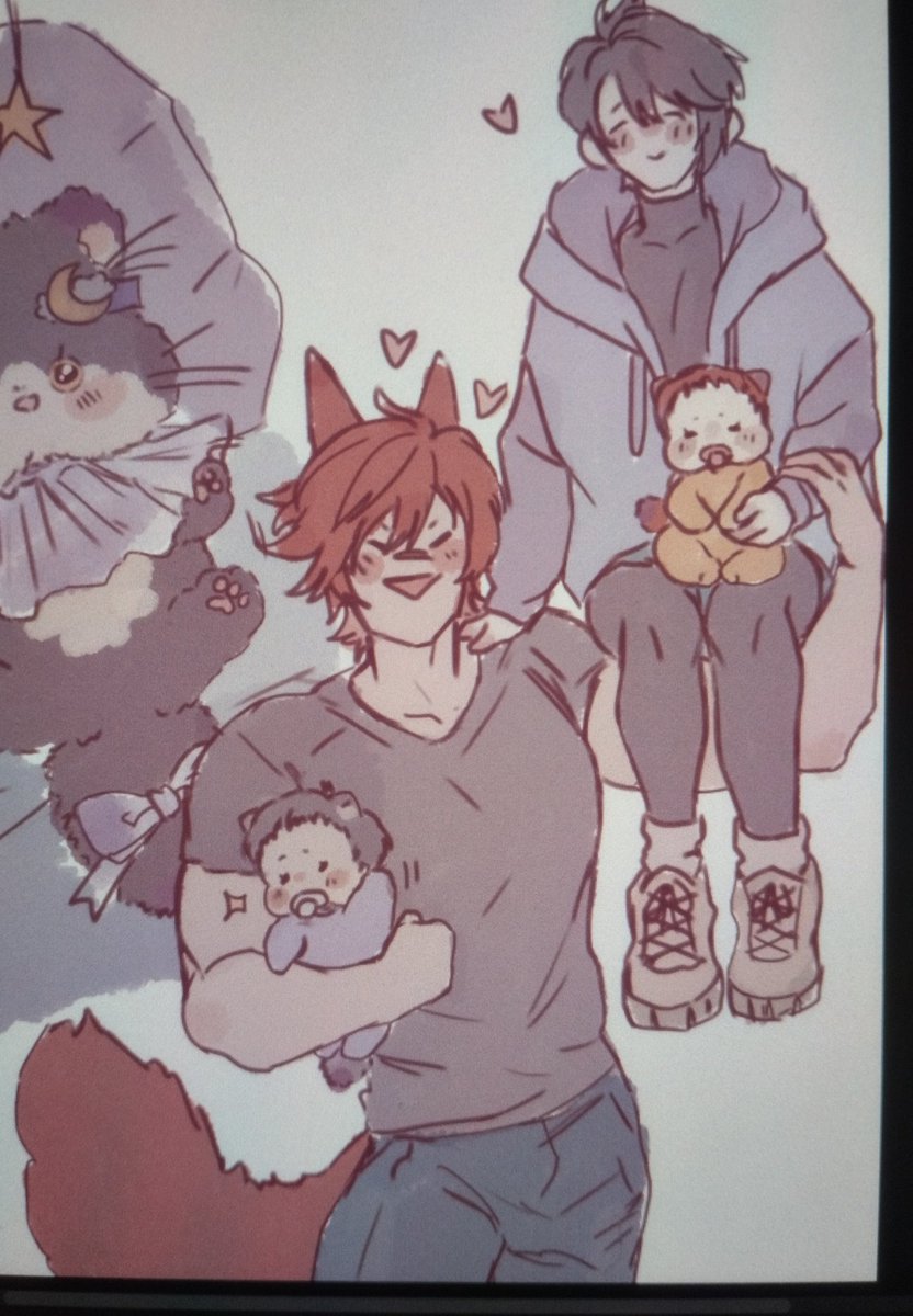 the_pumpkincake's tweet photo. maine coon Sett (kind of(??) 
and also baby kitties 💛💜
#SettPhell https://t.co/ktumgrDG5M