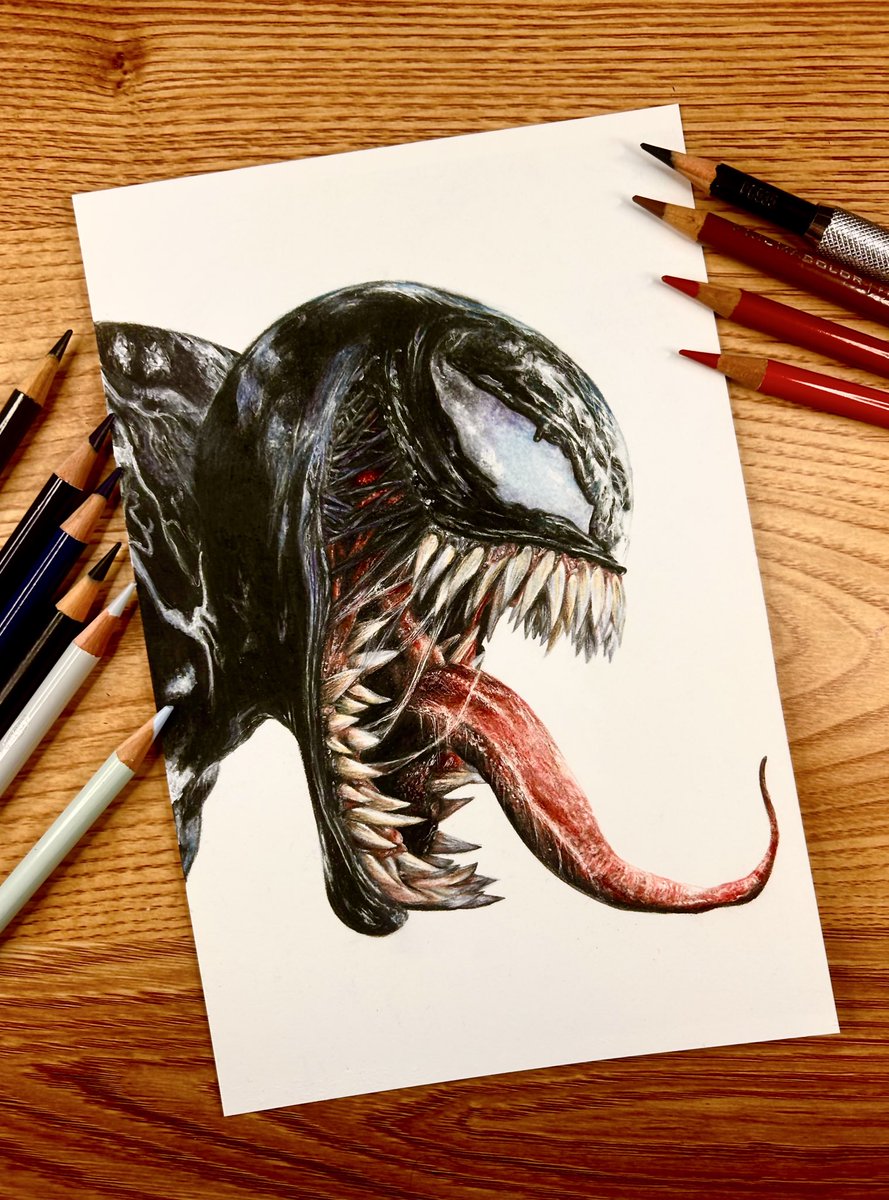 Li1yko's tweet photo. VENM

#art #drawing #Marvel #venom #色鉛筆 https://t.co/s90ODMFcVQ