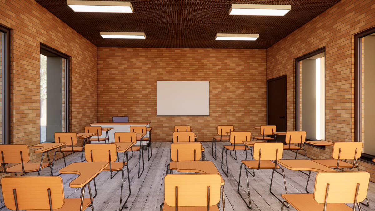 YusufAbduljala1's tweet image. Classroom task. Modeled with #autodeskrevit rendered with #enscape #architecture #vernaculararchitecture #schooldesign