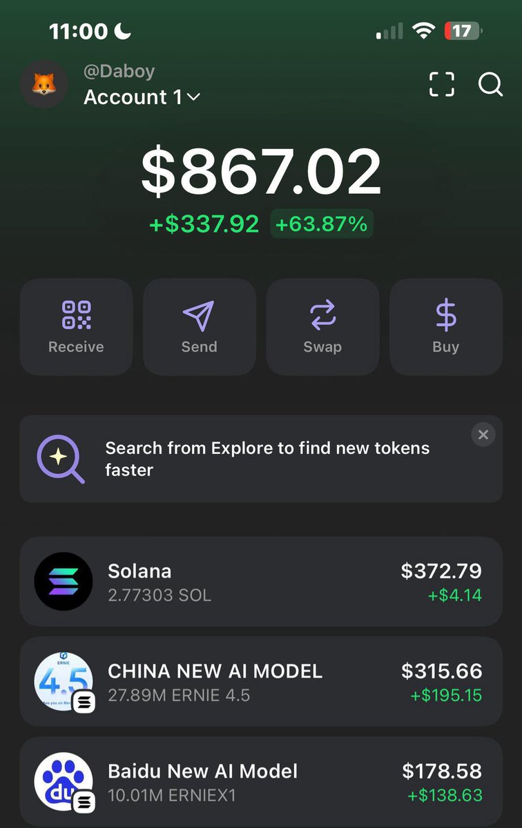 OneYeminiz1's tweet photo. Did a lil experiment this morning, and I am already up $300+

And y’all know my birthday was just 2 days ago. Because of that, I’ll be giving away $100 for 10 people tomorrow.

Follow me

Like and retweet this, and tag your friends.

Picking winners in 24 hours. https://t.co/utBTaiKbNr