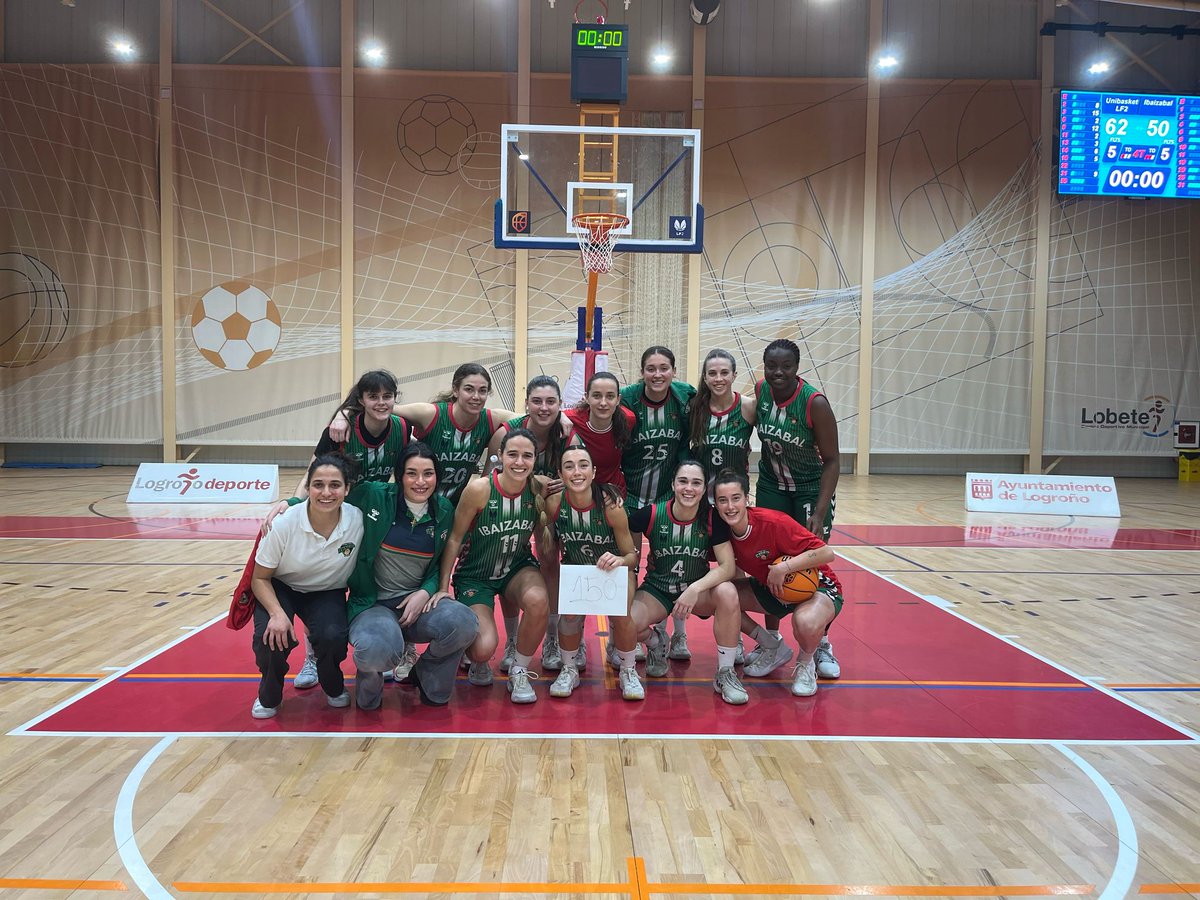 🟢150🟢

ℹ️Gure Kapitaina Ane Arrien FEB ligetan bere 150. partidua jokatu zuen atzo. Zorionak Anetxu!

No pudimos celebrarlo con victoria en casa del lider <a href="/cdunibasket/">Unibasket Logroño</a> , que sigue intratable y se clasifican como primeras de grupo. ¡Muchísima suerte para la fase equipo!