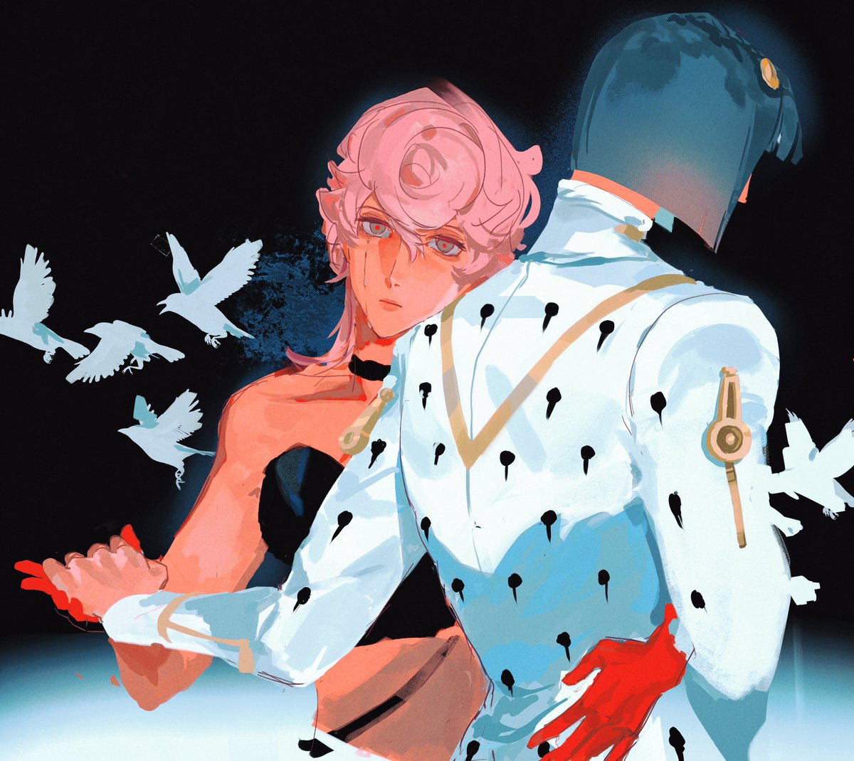 EMPehJwyicXiVtd's tweet photo. #ブチャトリ　#brutrish #jojo 
命运向我开了一个玩笑 https://t.co/0ukxyZSFgB