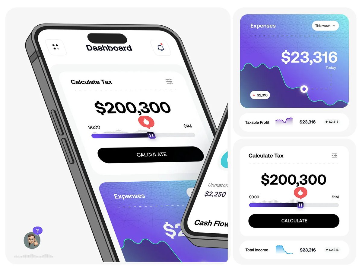orizondesign's tweet image. Numbers made simple! 🔢 

This accounting UI design blends clarity with functionality in a visually clean and modern interface.

By Mehmet Özsoy for Orizon🔥
#AccountingSoftware #FinanceUI #UXDesign #UIInspiration #DashboardDesign #OrizonDesign #DribbbleDesign