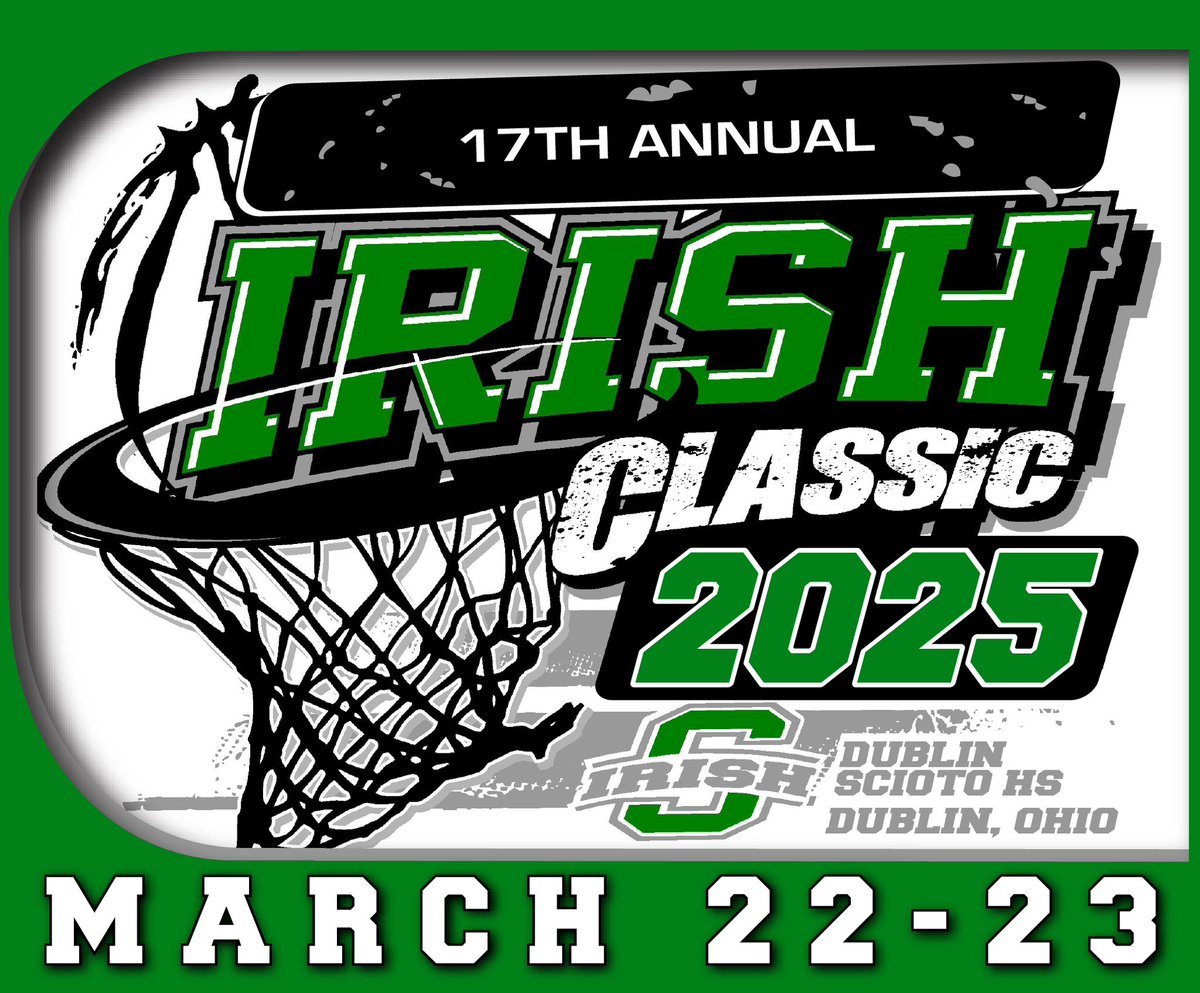 ‼️DEADLINE TONIGHT‼️

✅GBA Nati Classic
🗓️March 22-23, 2025
📍Elite Athletics / Batavia, OH

✅GBA Irish Classic 
🗓️May 22-23, 2025
📍Dublin Scioto HS / Dublin, OH

✏️gbabasketball.com
#GBA2025 #TeamGBA