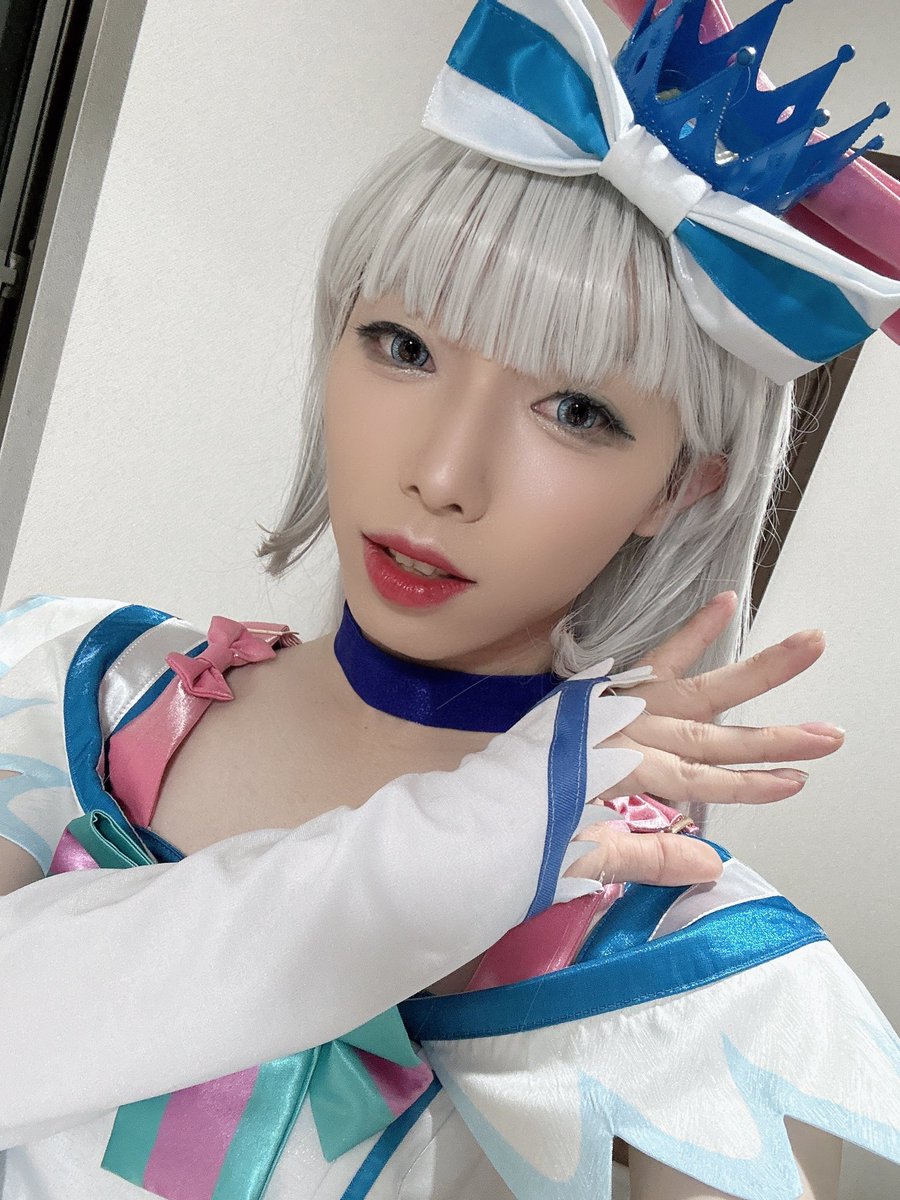 inazumacos's tweet photo. ※宅コス
気高く可愛くきらめく世界！！！
キュアニャミー！

イヤリングがないですけど
ニャミーをやりました！！！
衣装は友人からいただきました https://t.co/MxDtwQhM8N