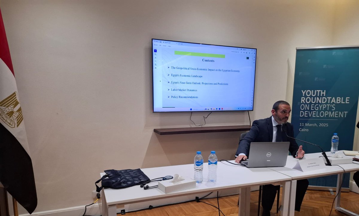 Mohamed_M_Farid's tweet photo. Pleased to work with @KasEgypt in launching  Youth Roundtable on Development, bringing together young leaders  from @CpypEgypt to discuss #Egypt’s economic priorities and challenges. Honored to have my colleagues MPs  @khouly85 & @emadkhalil and listening  to @DrMnafei  sharing his insights on the Egyptian #economy , sparking a productive discussion on the path forward.
Partnerships like these are key to empowering #youth, fostering knowledge exchange, and shaping practical solutions for economic #development. Looking forward to building on this momentum in the upcoming sessions.
Grateful for the insightful discussions—and for the opportunity to strengthen networks especially over #Iftar!