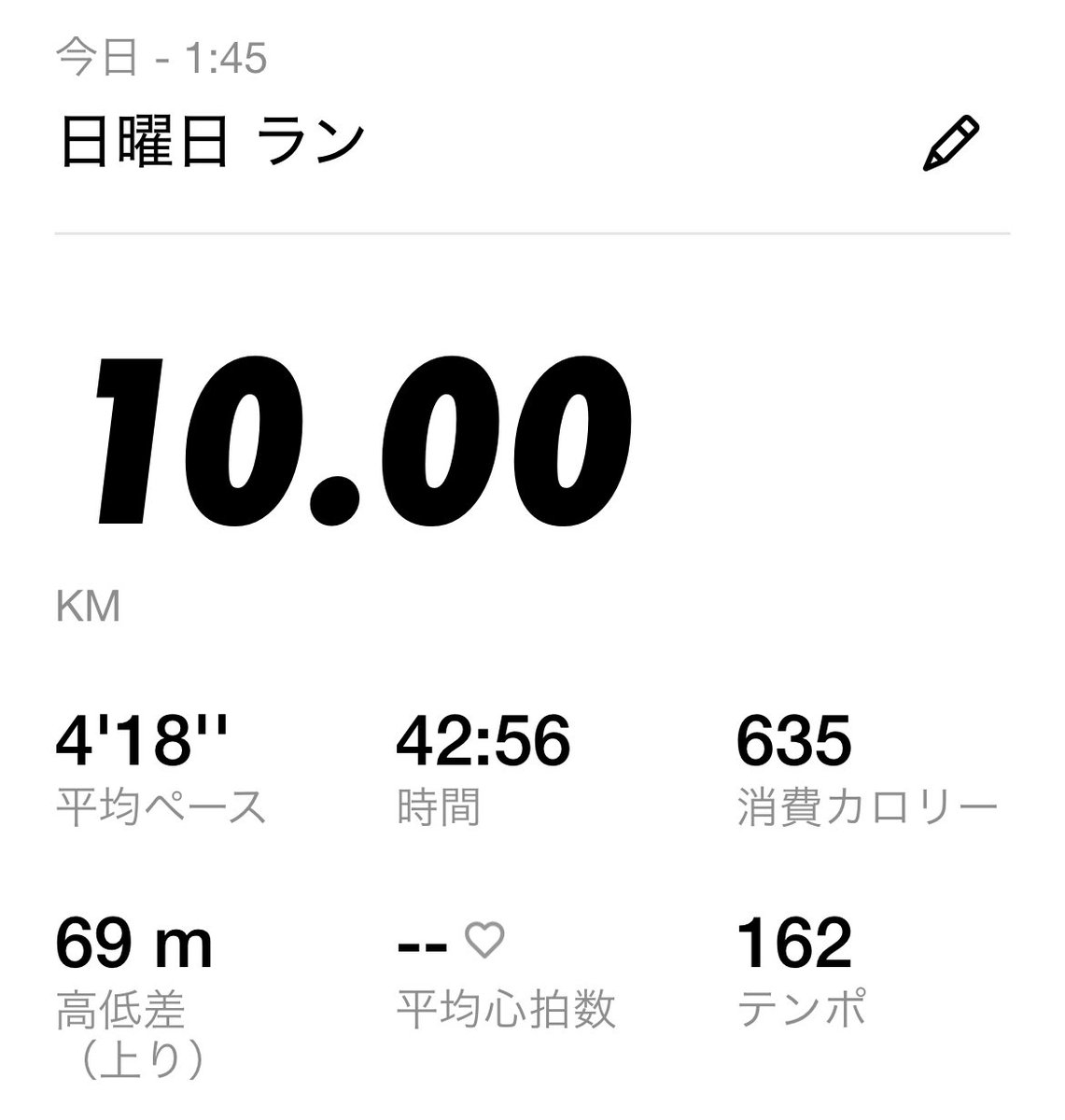 昨日の深夜、小雨の中で10kmランしてました🏃‍♂️

多少余裕を持てたけど、ここから伸ばすにはやっぱり何か変えないといけない感じかも