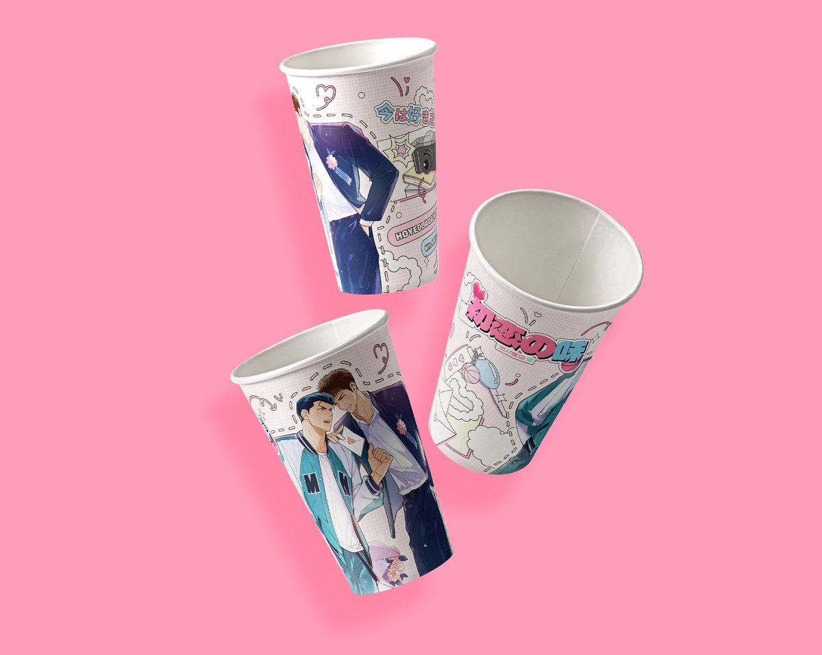 [커미션 작업]

<첫사랑의 맛> 포스터•도록•메뉴판•종이컵 작업했습니다☺️