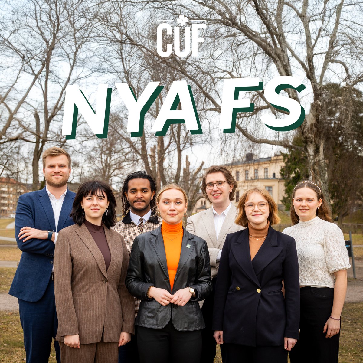 Grattis till CUFs nya förbundsstyrelse!

Ordf:
Emelie Nyman <a href="/emelienymans/">Emelie Nyman 🇺🇦</a> 

1e vice:
Saleh Aman <a href="/aSaleh_0/">Saleh Aman</a> 

2e vice:
Oscar Berggren <a href="/berggren_os/">Oscar Berggren</a> 

Ledamöter:
Natalie Johansson <a href="/nattisjohansso/">Natalie Johansson</a> 
Lina Fernström <a href="/fernstromlina/">Lina Fernström</a> 
Christoffer Larsson
Lina Jarl
Antoni Wegemo <a href="/AWegemo/">Antoni Wegemo🇺🇦🏳️‍🌈</a>