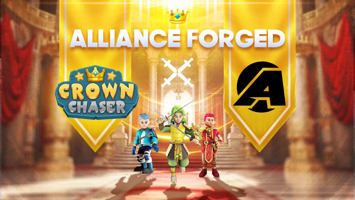 Activon (@activondao) on Twitter photo Big things are on the horizon with <a href="/CrownChaserGame/">Crown Chaser 👑</a>!
An alliance has been forged—let’s go! 🔥 Big things are on the horizon with <a href="/CrownChaserGame/">Crown Chaser 👑</a>!
An alliance has been forged—let’s go! 🔥