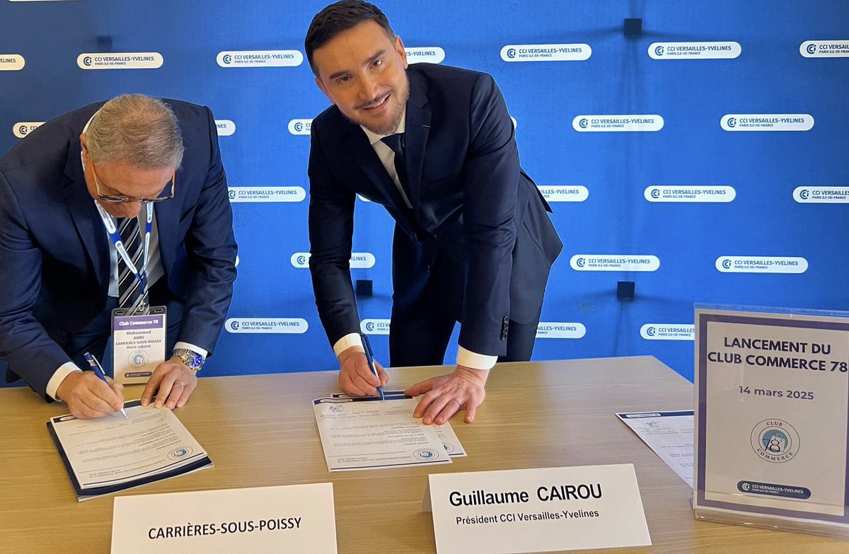 #economielocale #commercedeproximite #VieDesQuartiers #carrieressouspoissy

🌐 🤝 La Ville de Carrières-sous-Poissy rejoint le Club Commerce de la CCI Versailles-Yvelines.

👉 Objectif :
✅ Dynamiser les pôles commerciaux existants et contribuer à la Ville de demain (construction