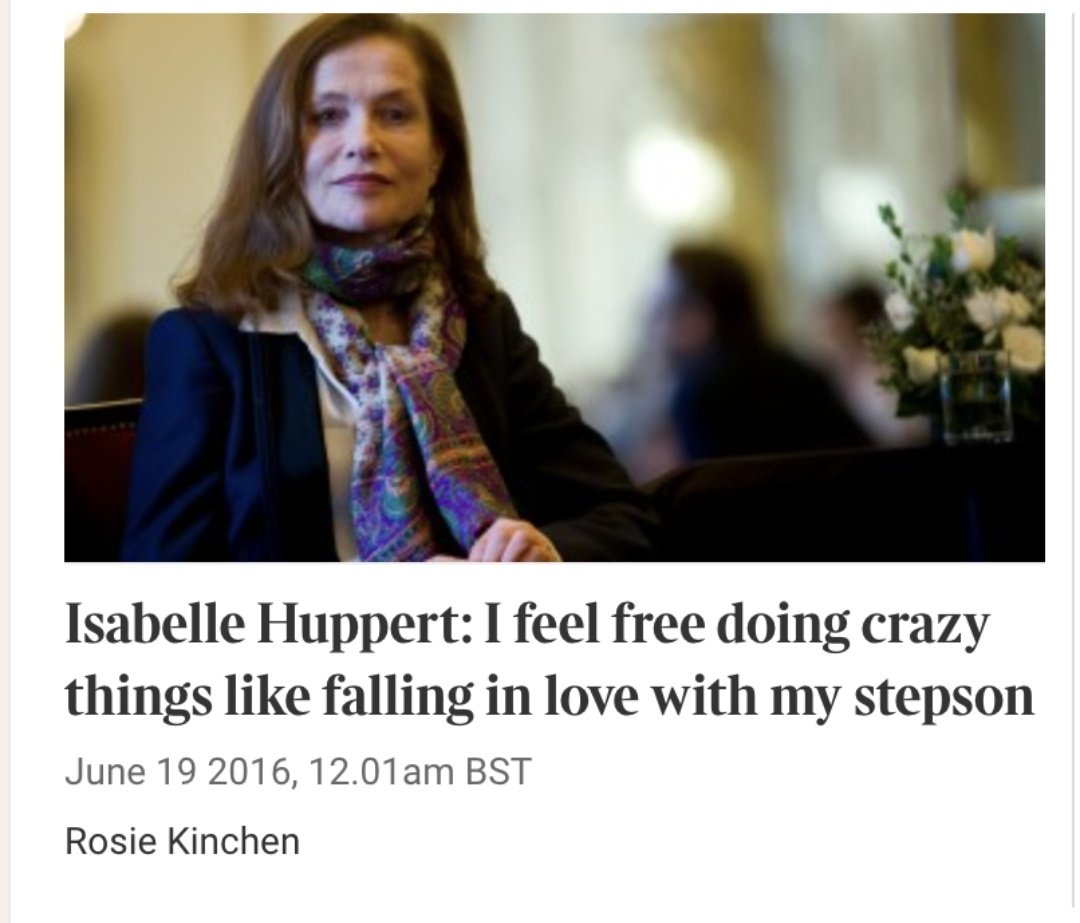 happy birthday to isabelle huppert