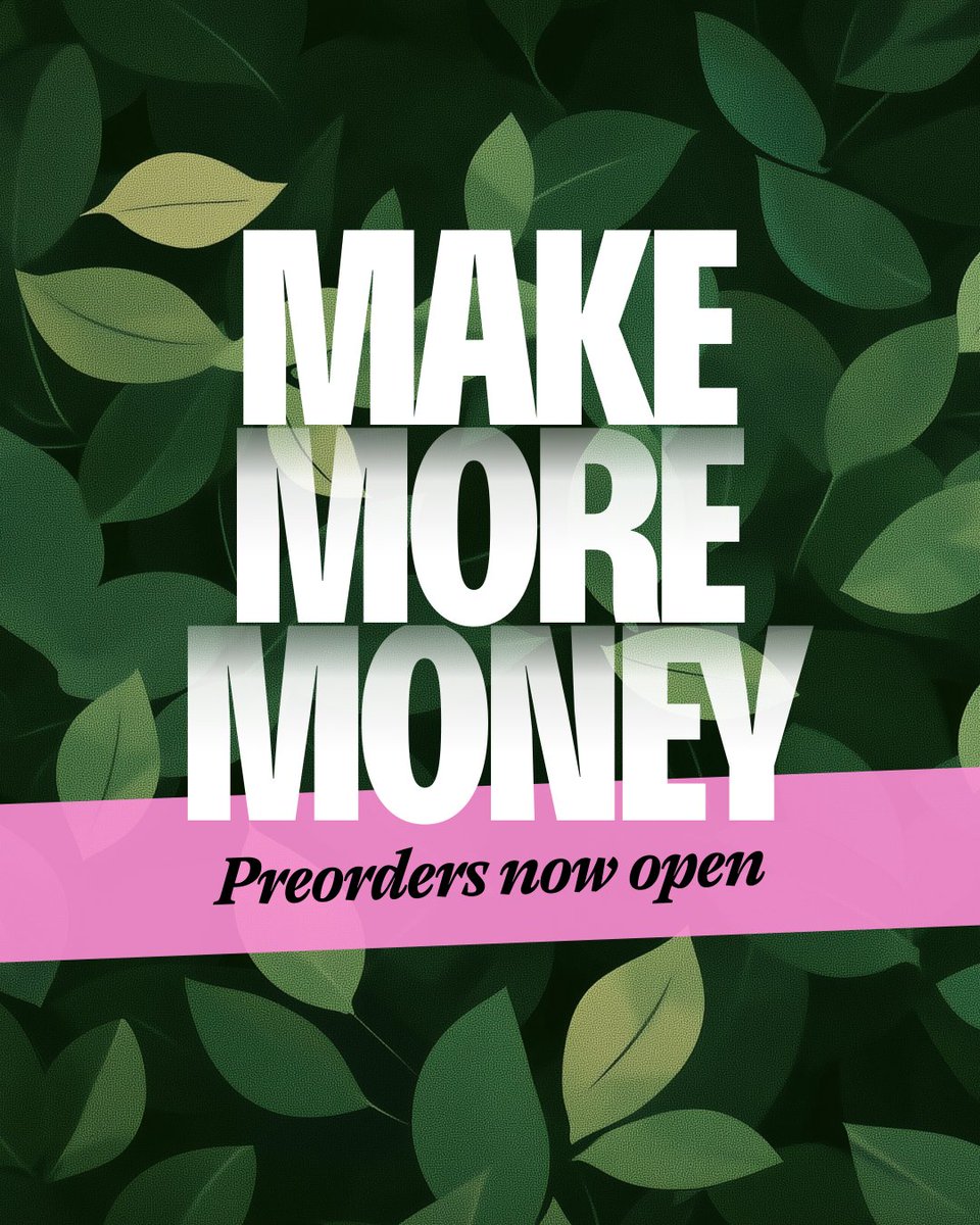 Today, I’m officially opening preorders for my new “Make More Money” group coaching program!

I’m looking for a handful of highly committed  freelancers and agency/studio owners to be part of this intimate group.  

Make More Money will take you through everything you need to